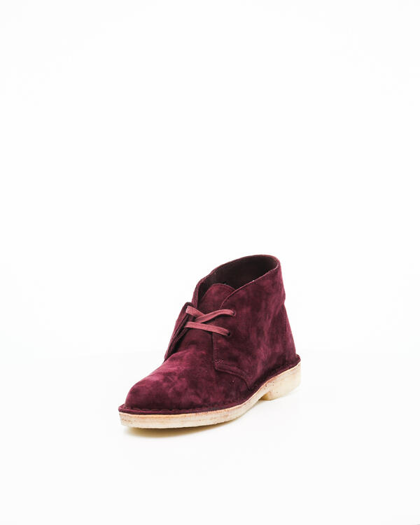 Clarks Originals DESERT BOOT MERLOT 26163283 AFEW STORE